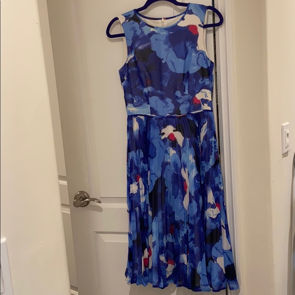 Maggy London Pleated Dress